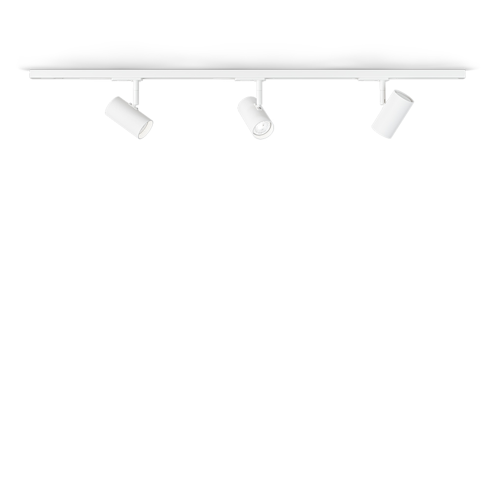 Tyson Ensemble Structure blanche De Belid - Avec son design &eacute;l&eacute;gant, ce produit s'int&egrave;gre parfaitement dans n'importe quelle maison et est &eacute;quip&eacute; de douilles GU10, d'une puissance de 3x10W et d'une fonction de gradation.