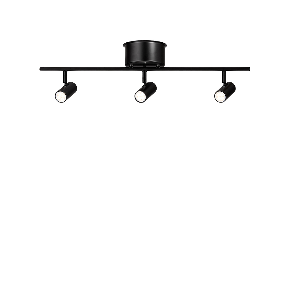 Cato 3 Noir mat spot De Belid - La série Cato comprend des lampadaires, des spots, des lampes de table et des appliques murales.