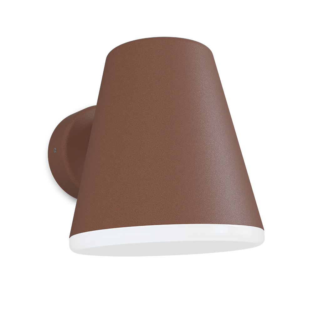 Mist Structure de la rouille lampe d’extérieur De Belid - Le corps en verre opale int&eacute;gr&eacute; assure une bonne r&eacute;partition de la lumi&egrave;re tout en prot&eacute;geant la source lumineuse.