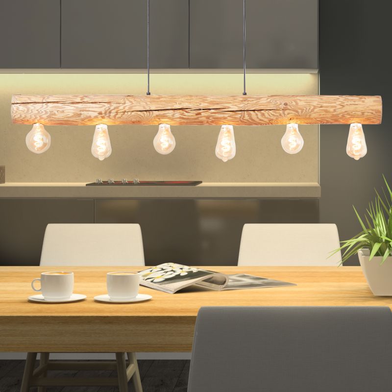 Trabo 115cm Bois suspension De Brilliant - Le bois utilisé est issu de forêts gérées durablement et certifiées FSC et est traçable de la forêt à la livraison.