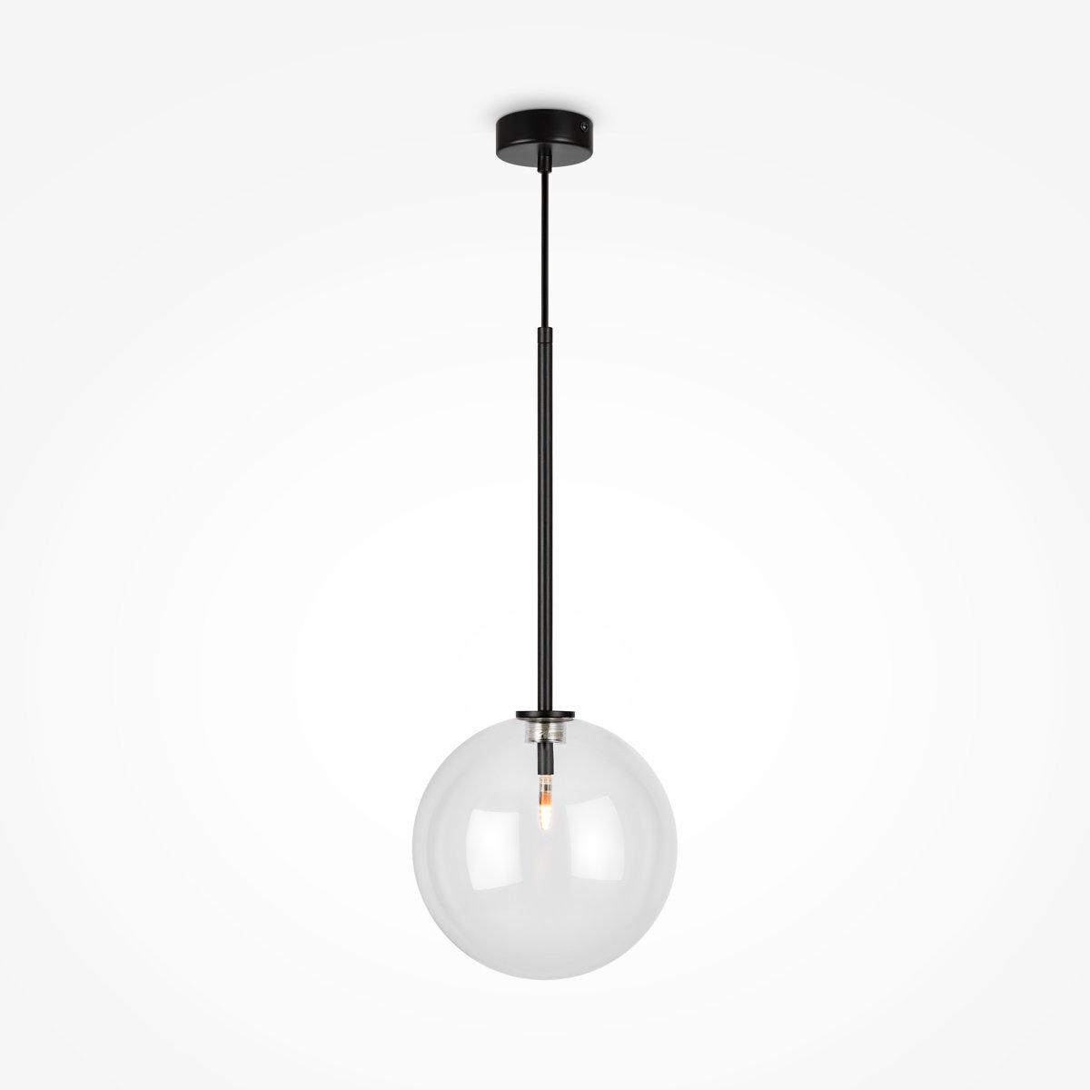 Mood Ø20 Noir suspension De Maytoni - Cette s&eacute;rie enchante par ses proportions harmonieuses et la combinaison unique de la structure en m&eacute;tal et de la boule de verre.