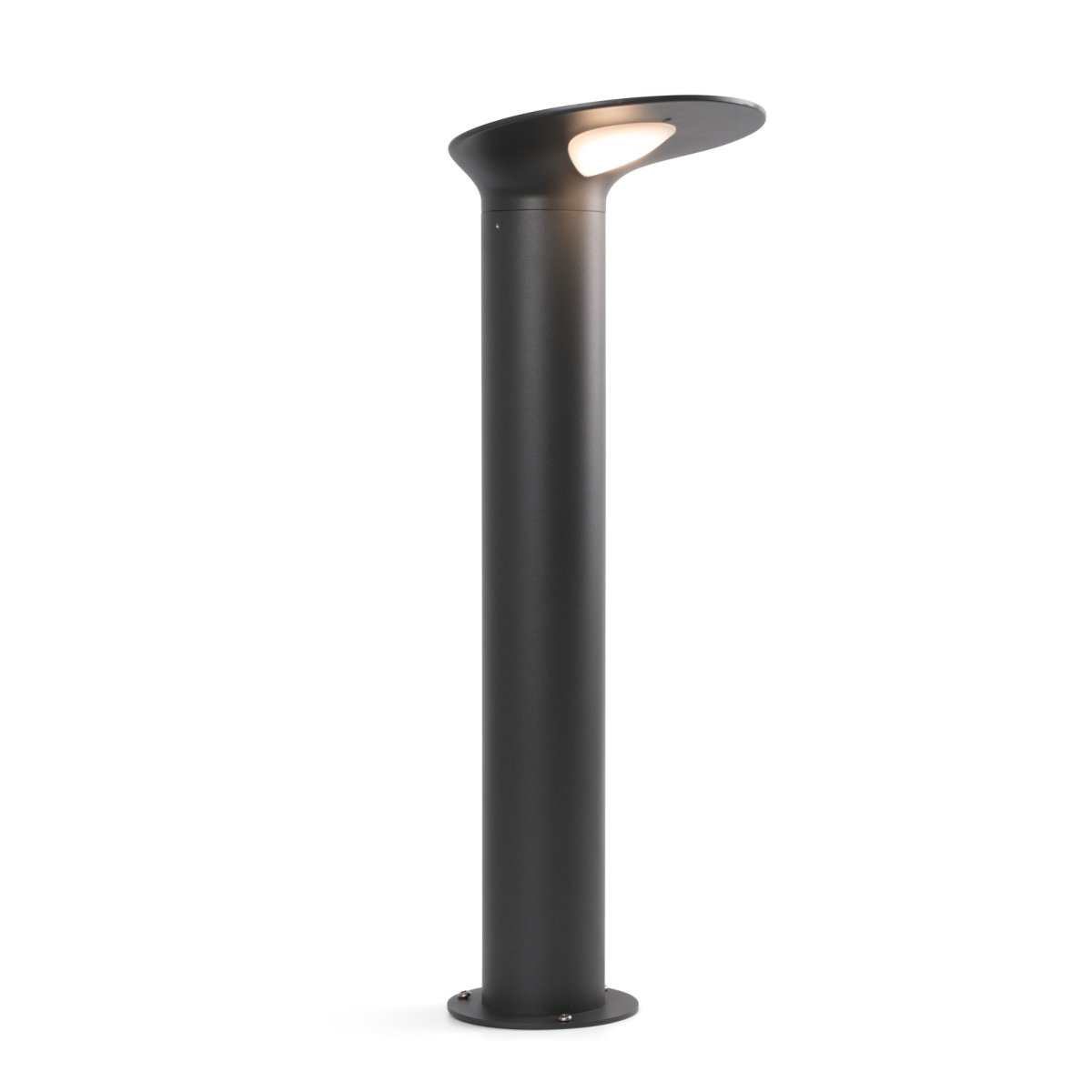 Lotus 65cm Noir bornes De Faro Barcelona - Cette lampe est parfaite pour &eacute;clairer les trottoirs et les zones de circulation et sert &eacute;galement de d&eacute;tail d&eacute;coratif.