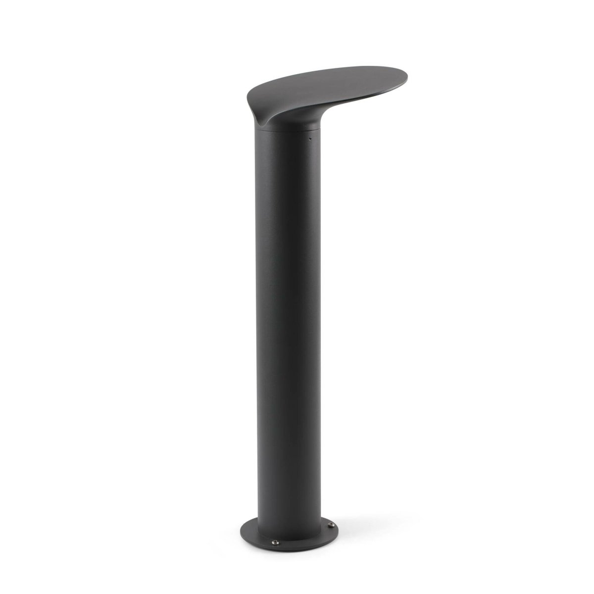 Lotus 65cm Noir bornes De Faro Barcelona - Cette lampe est parfaite pour &eacute;clairer les trottoirs et les zones de circulation et sert &eacute;galement de d&eacute;tail d&eacute;coratif.