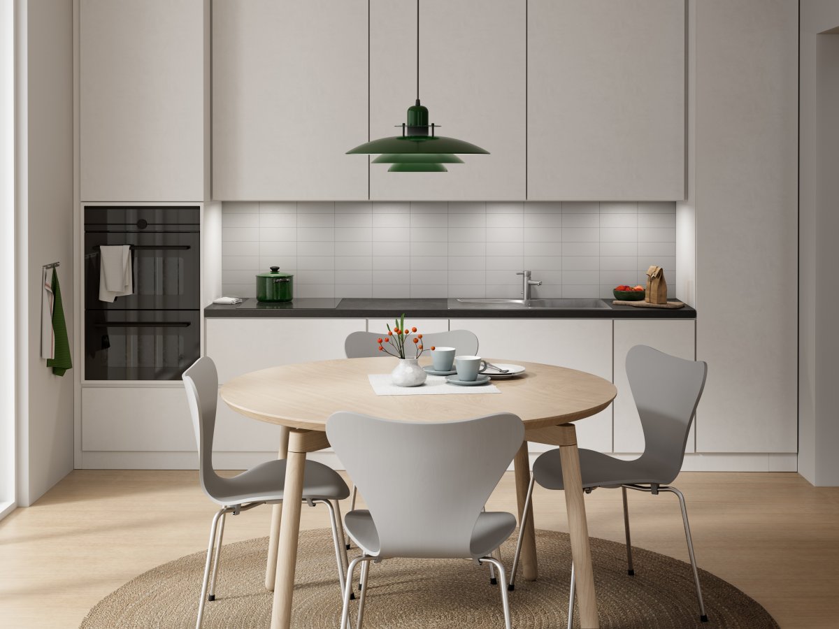 Primus I Ø43 Vert suspension De Belid - Primus est l'une des suspensions de cuisine les plus populaires de Belid.