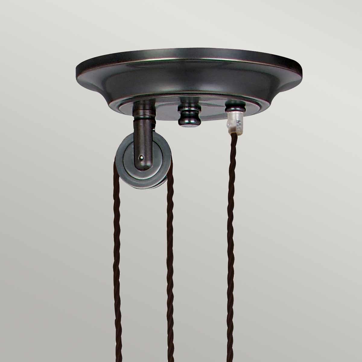 Provence Ø37 Bronze antique suspension De Elstead Lighting - Il était souvent utilisé pour éclairer les tables dans les cuisines, les cafés et les bistrots.