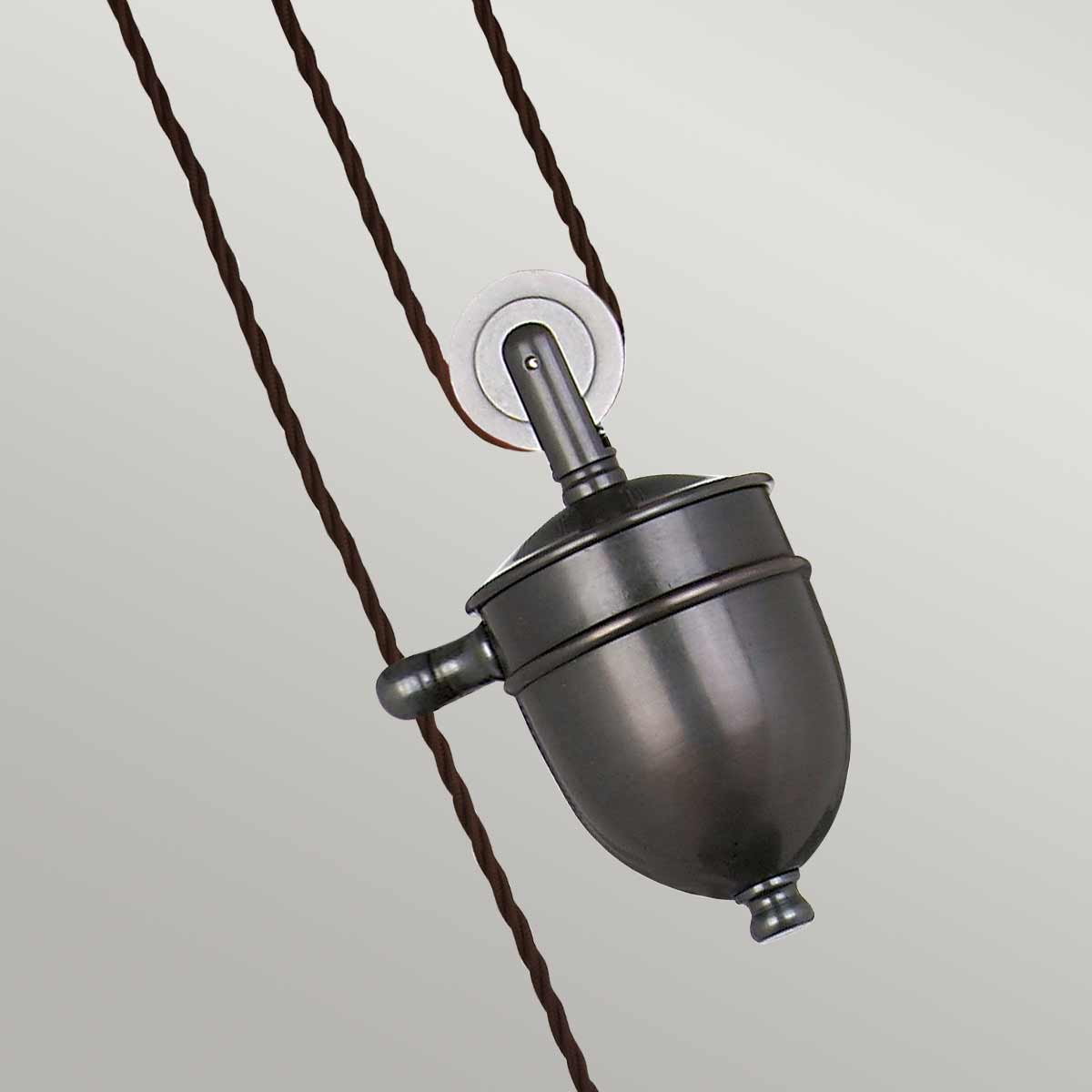 Provence Ø37 Bronze antique suspension De Elstead Lighting - Il était souvent utilisé pour éclairer les tables dans les cuisines, les cafés et les bistrots.