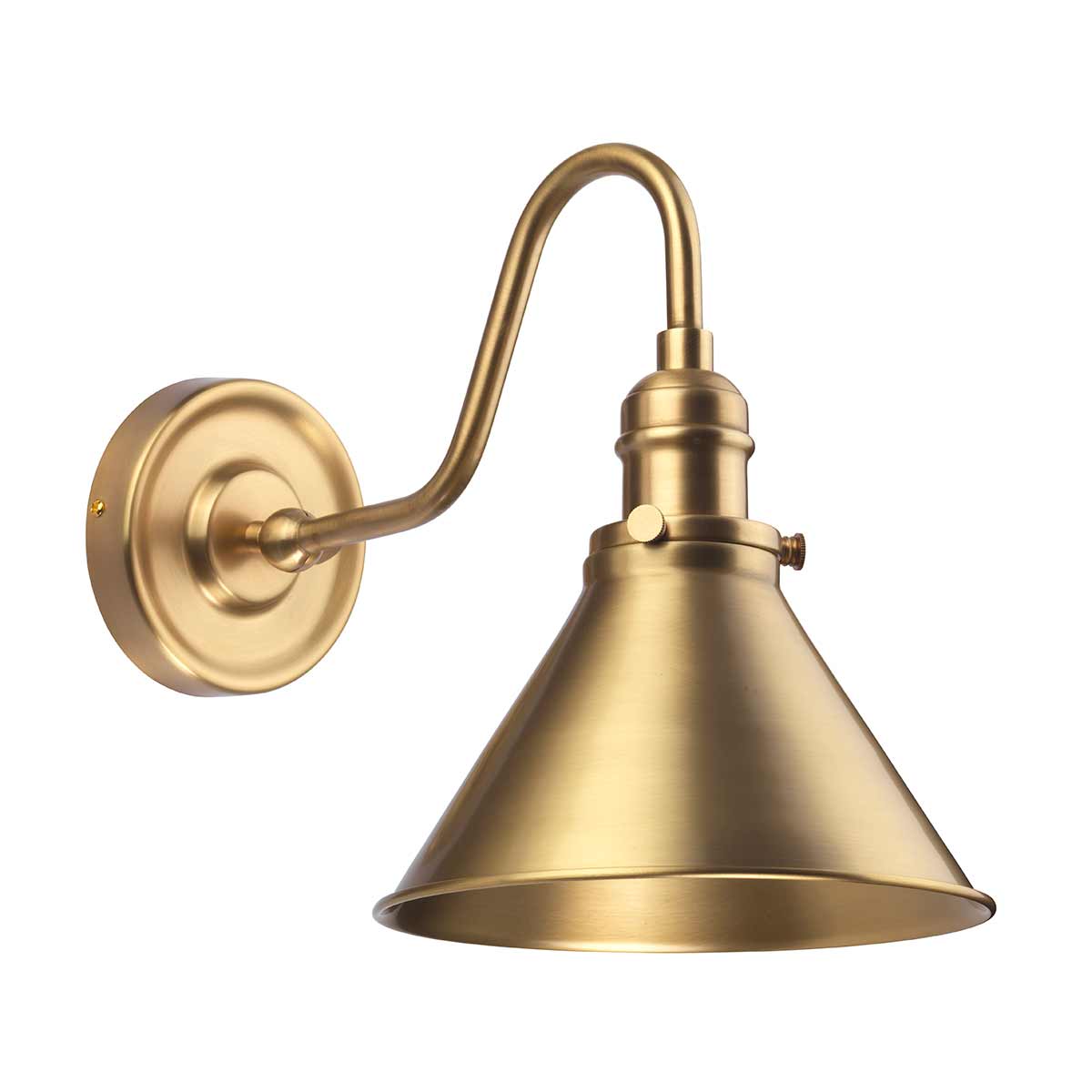 Provence Ø20 Laiton antique applique murale De Elstead Lighting - La lampe est en acier et poss&egrave;de une articulation r&eacute;glable qui permet de diriger facilement la lumi&egrave;re l&agrave; o&ugrave; elle est n&eacute;cessaire.
