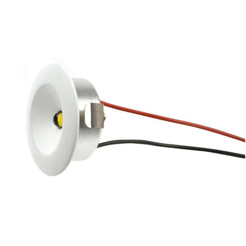 Q-33 Mini Downlight 2700K Blanc De Designlight - Ce spot encastr&eacute; offre un &eacute;clairage d'accentuation &eacute;l&eacute;gant avec un angle de faisceau de 105&deg; et un flux lumineux de 105 lumens.