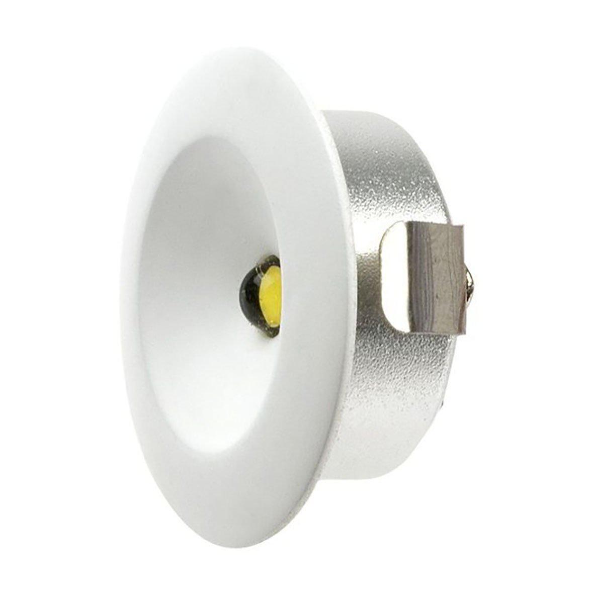 Q-33 Mini Downlight 2700K Blanc De Designlight - Ce spot encastr&eacute; offre un &eacute;clairage d'accentuation &eacute;l&eacute;gant avec un angle de faisceau de 105&deg; et un flux lumineux de 105 lumens.