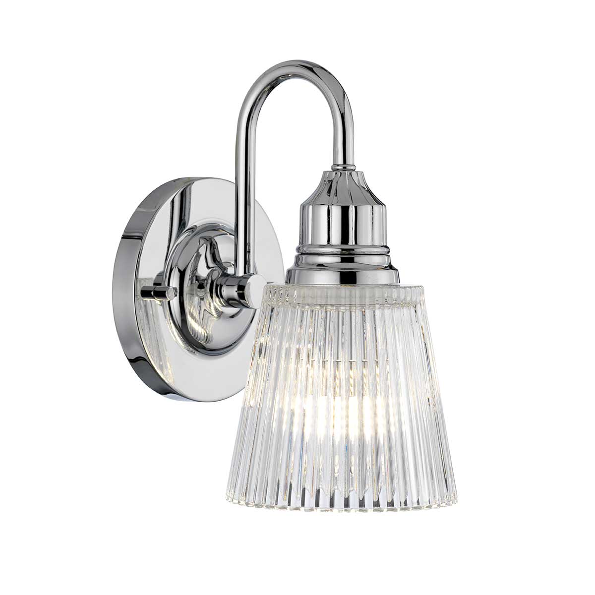 Addison Ø13 Chrome poli lampe de salle de bain De Elstead Lighting - Parfait pour tous ceux qui apprécient à la fois la fonctionnalité et le design dans leur salle de bain.