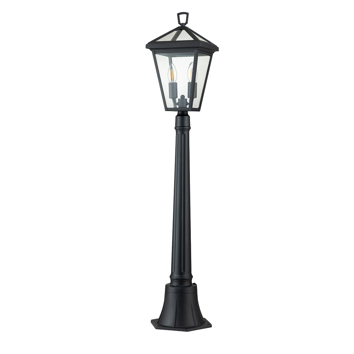 Alford Place 110cm Noir bornes De Elstead Lighting - Alford Place &auml;r en stilren och klassisk pollare som ger din entr&eacute; eller tr&auml;dg&aring;rd en elegant touch.