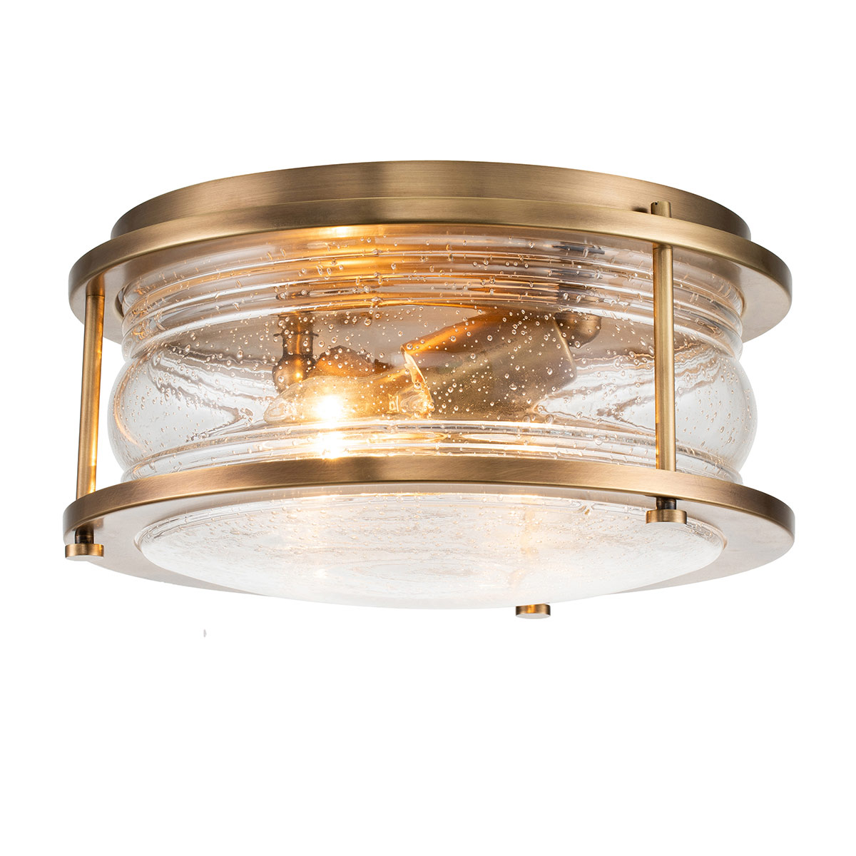 Ashland Bay Ø30 Laiton lampe de salle de bain De Elstead Lighting - Ashland Bay est une lampe de salle de bain élégante et classique qui allie robustesse et design intemporel.