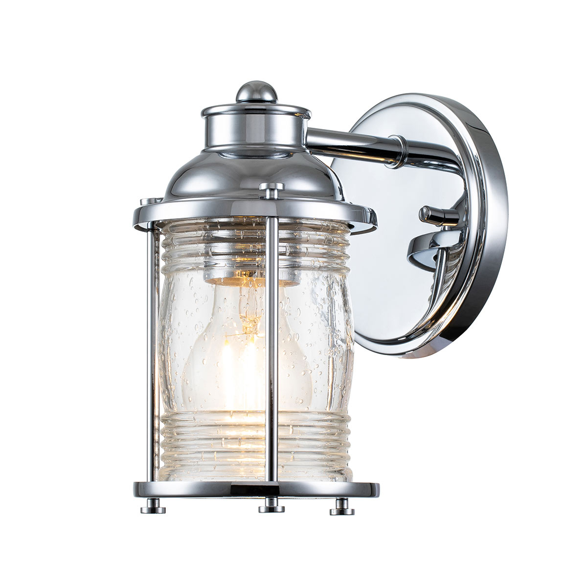Ashland Bay 20cm Chrome lampe de salle de bain De Elstead Lighting - Ashland Bay est une lampe de salle de bain élégante et classique qui allie robustesse et design intemporel.
