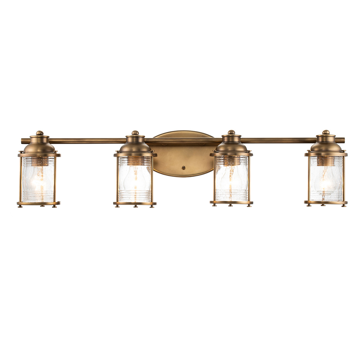 Ashland Bay 85cm Laiton lampe de salle de bain De Elstead Lighting - Ashland Bay est une lampe de salle de bain élégante et classique qui allie robustesse et design intemporel.