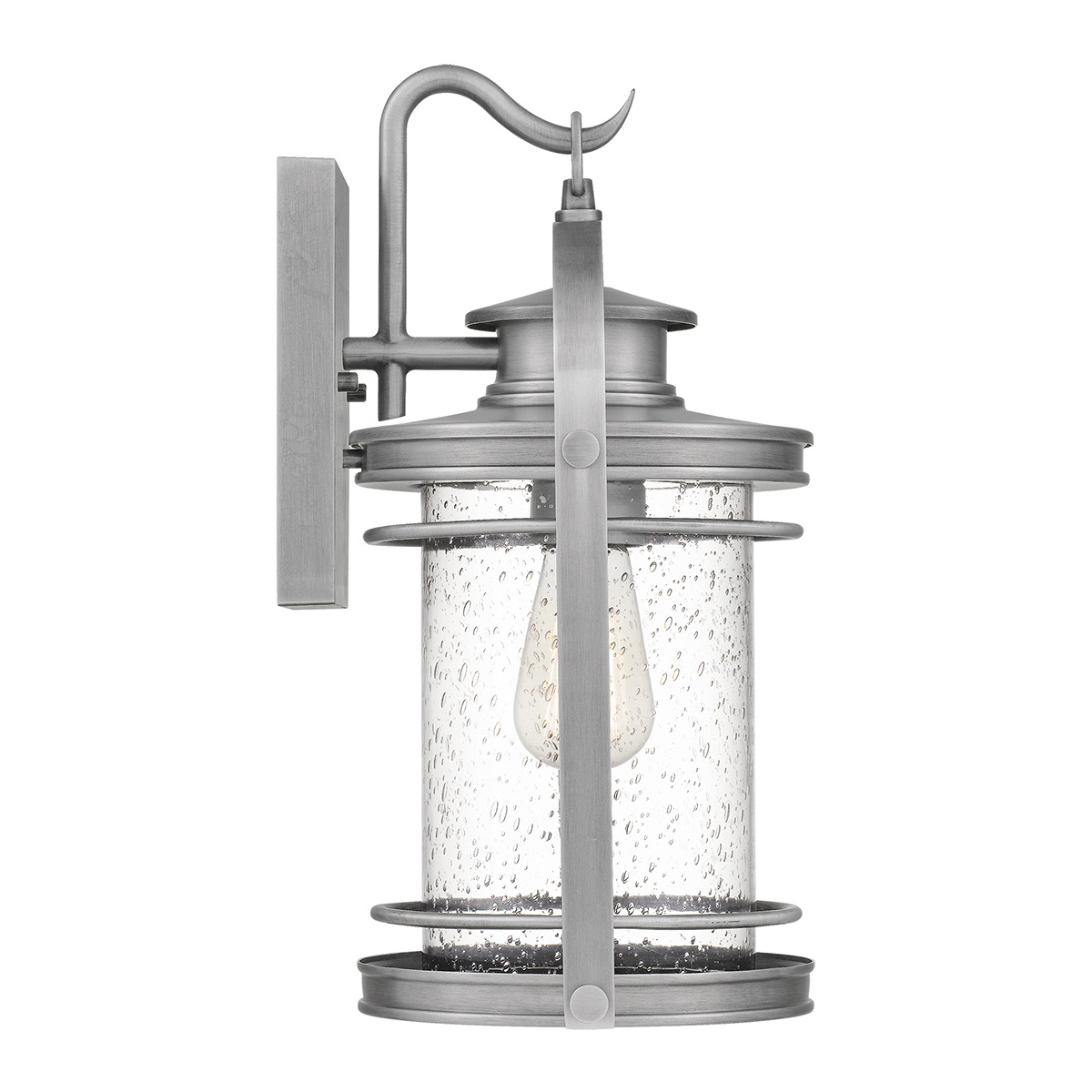 Booker 38cm Aluminium lampe d’extérieur De Elstead Lighting - Booker &auml;r en stilfull och robust fasadlampa med en design inspirerad av klassiska marina lanternor.