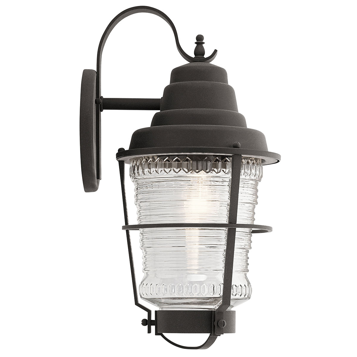 Chance Harbor 55cm Zinc lampe d’extérieur De Elstead Lighting - Chance Harbor &auml;r en klassisk och robust fasadlampa med en design inspirerad av maritim stil.