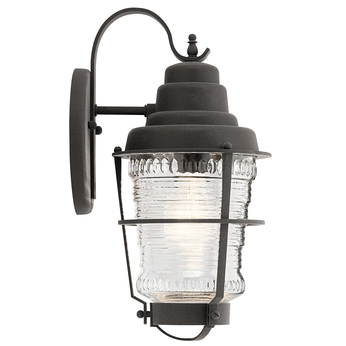 Chance Harbor 37cm Zinc lampe d’extérieur De Elstead Lighting - Chance Harbor &auml;r en klassisk och robust fasadlampa med en design inspirerad av maritim stil.