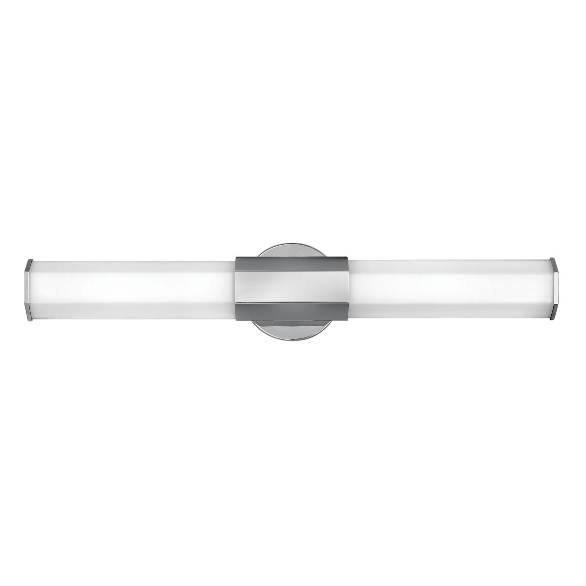 Facet 65cm Chrome lampe de salle de bain De Elstead Lighting - Facet est une lampe de salle de bain moderne et élégante qui allie fonctionnalité et esthétique.