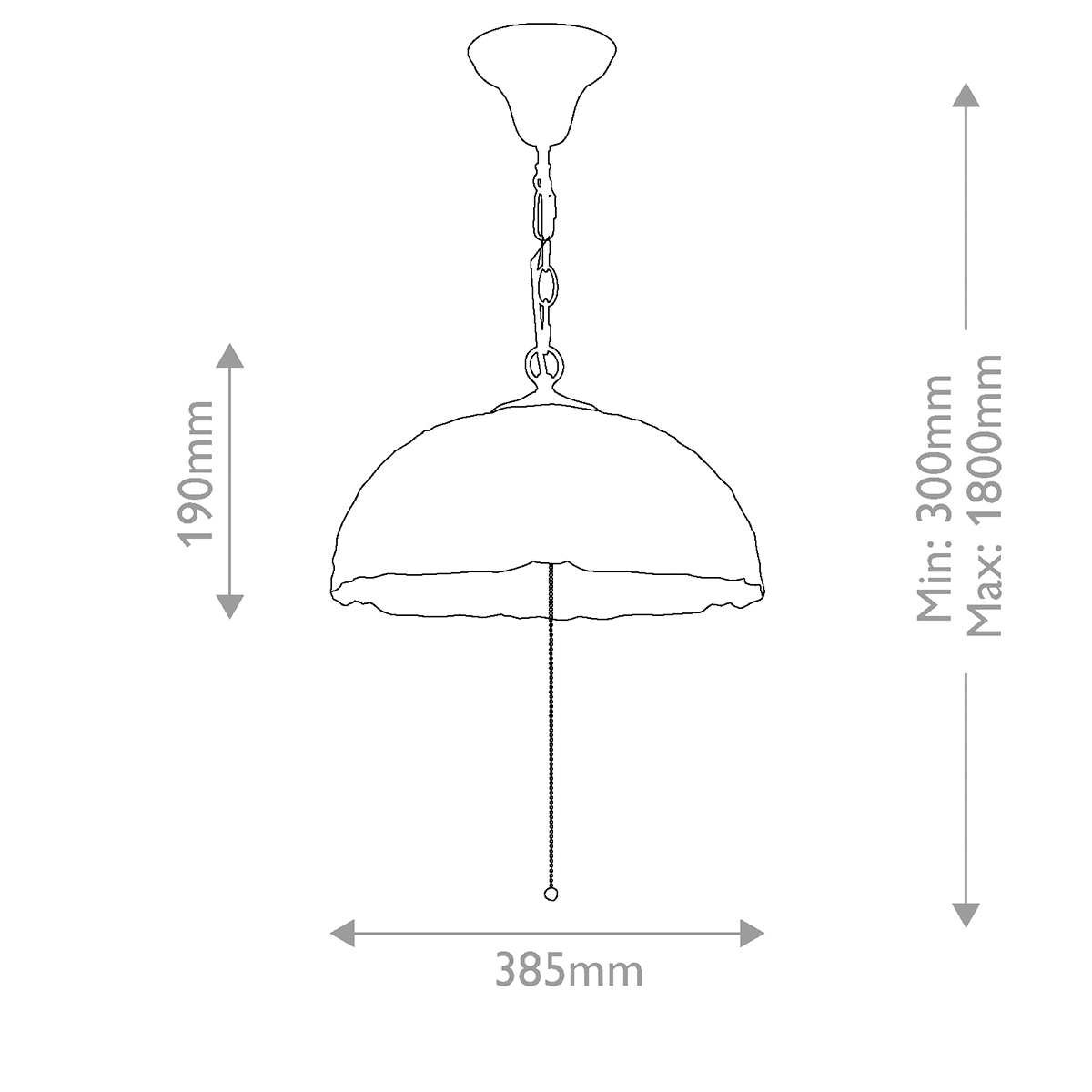 Larissa Ø38 Multicolore De Elstead Lighting - Larissa est une suspension d&eacute;corative de style Tiffany classique, fabriqu&eacute;e en acier avec une magnifique finition bronze vieilli.