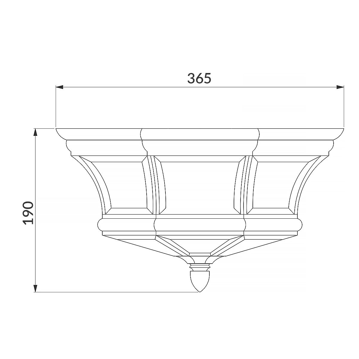 Newbury Cuivre De Elstead Lighting - Son design classique, associ&eacute; &agrave; du cuivre vieilli et &agrave; un verre biseaut&eacute; transparent, cr&eacute;e un style &eacute;l&eacute;gant qui vieillira avec le temps.