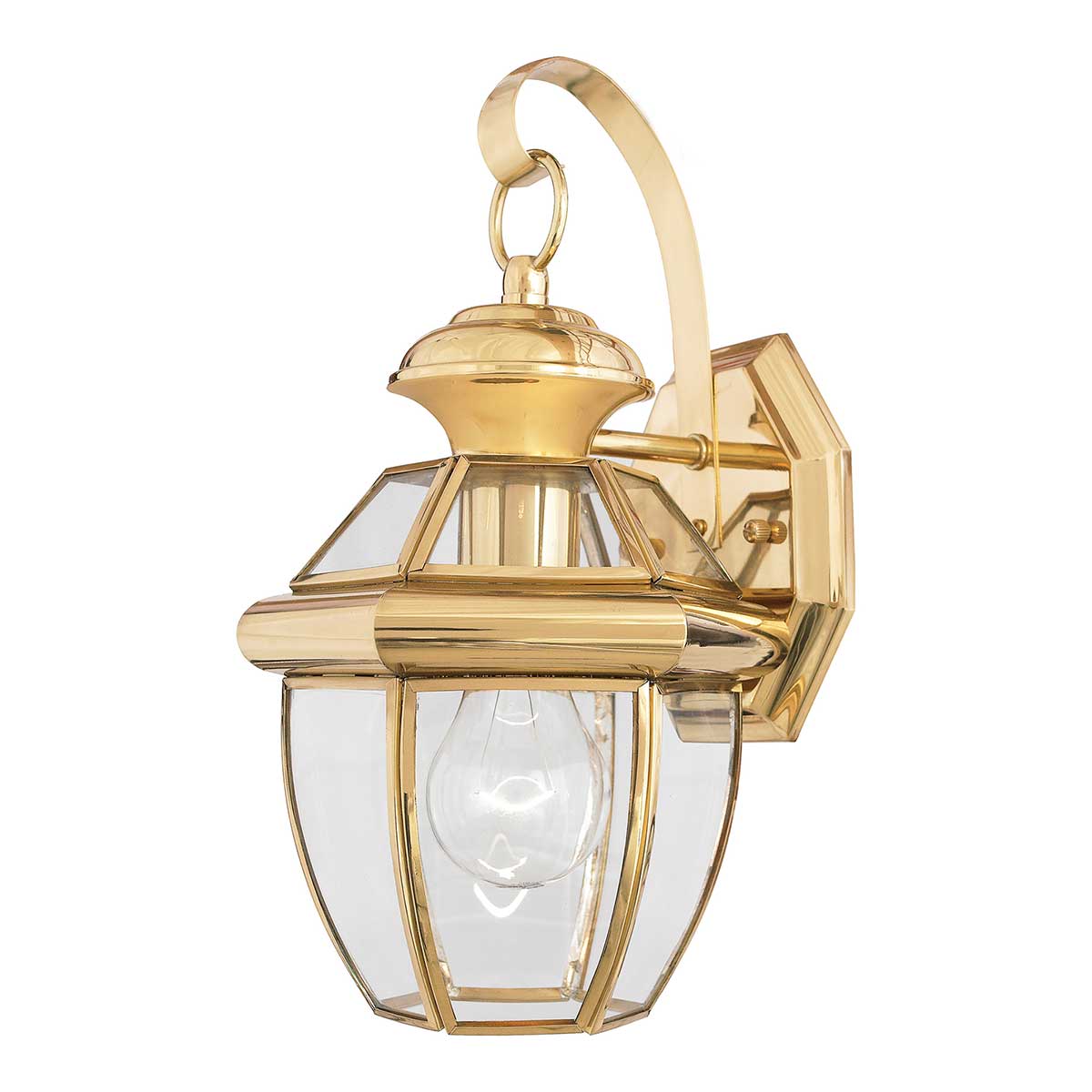 Newbury Laiton poli lampe d’extérieur De Elstead Lighting - L'applique murale Newbury en laiton laqu&eacute; et poli conf&egrave;re &agrave; votre maison un &eacute;clairage de fa&ccedil;ade &eacute;l&eacute;gant et intemporel.