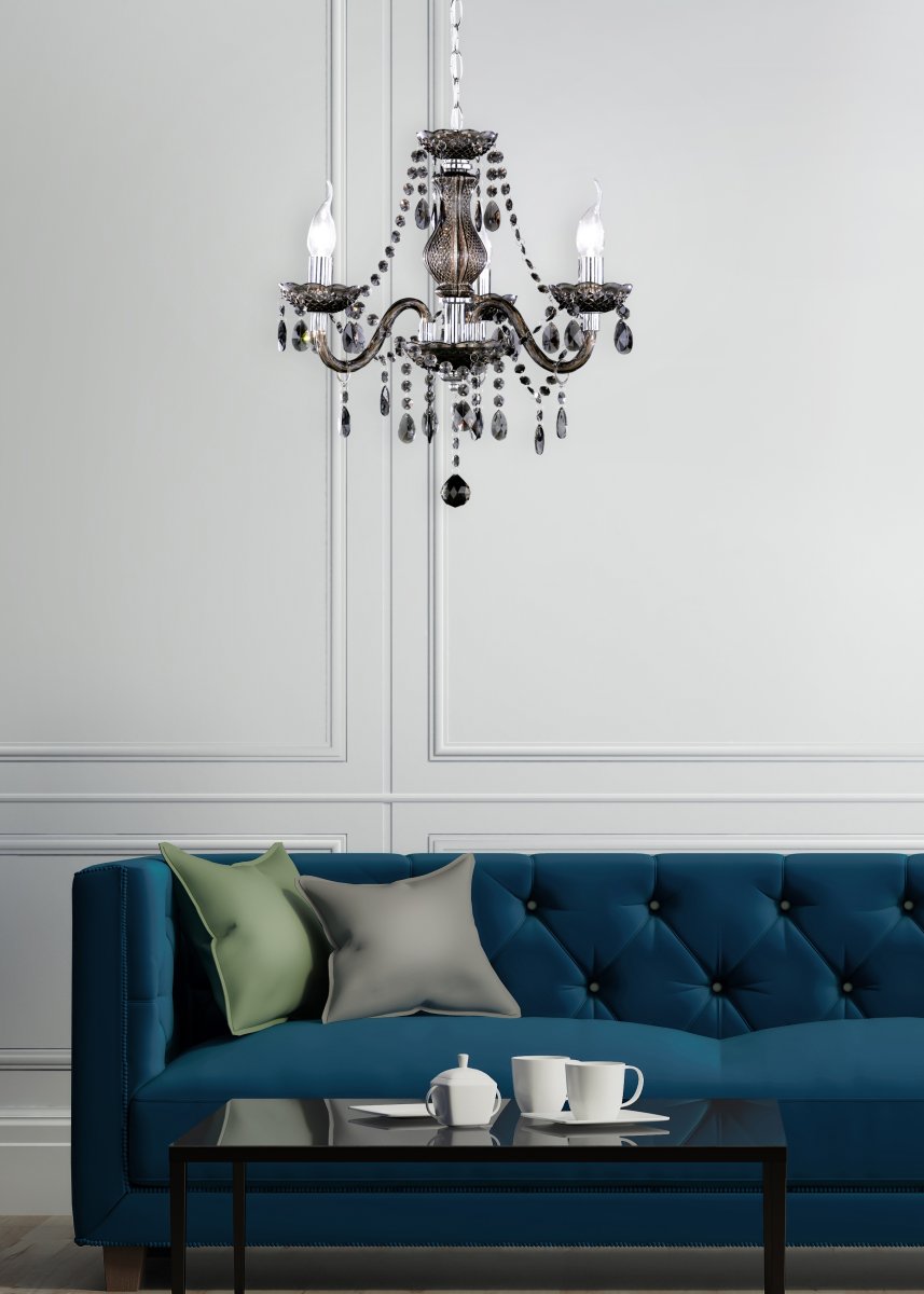 Luster Ø46 Noir suspension De Trio Lighting - 