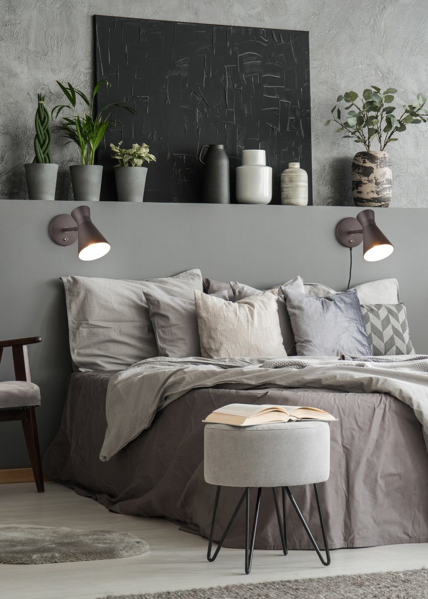 Enzo 16cm Noir lampe de lecture De Trio Lighting - 