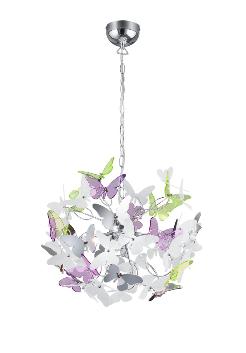 Butterfly Ø50 Multicolore lampe pour enfant De Trio Lighting - 