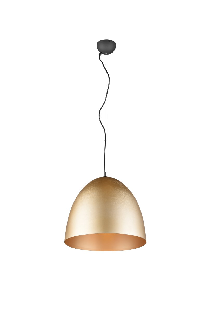 Tilda Ø40 Laiton mat suspension De Trio Lighting - La forme élégante et la couleur laiton mat moderne créent une atmosphère chaleureuse et accueillante.