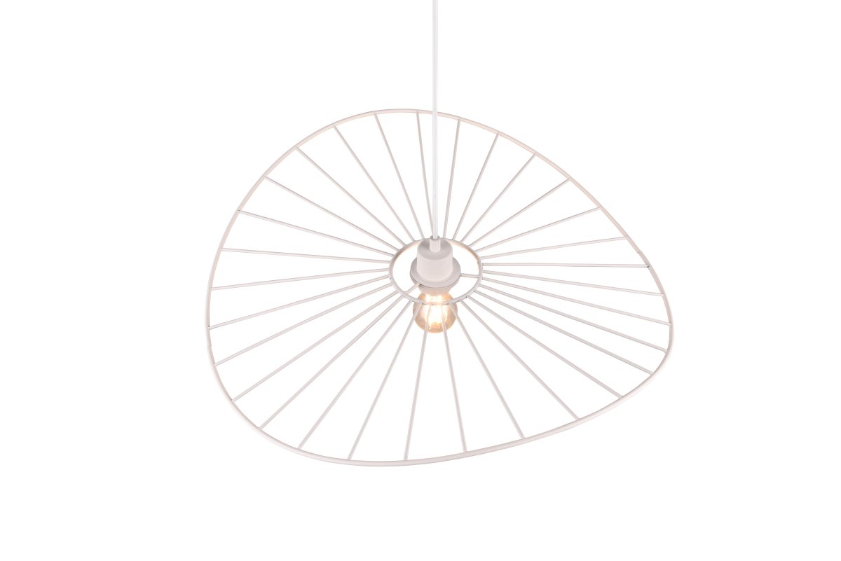 Chapeau Ø60 Blanc suspension De Trio Lighting - Chapeau donne à votre maison une mise à niveau à la fois visuelle et fonctionnelle.