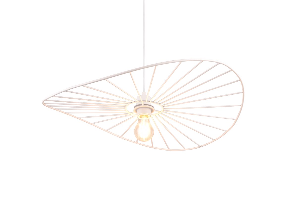 Chapeau Ø60 Blanc suspension De Trio Lighting - Chapeau donne à votre maison une mise à niveau à la fois visuelle et fonctionnelle.