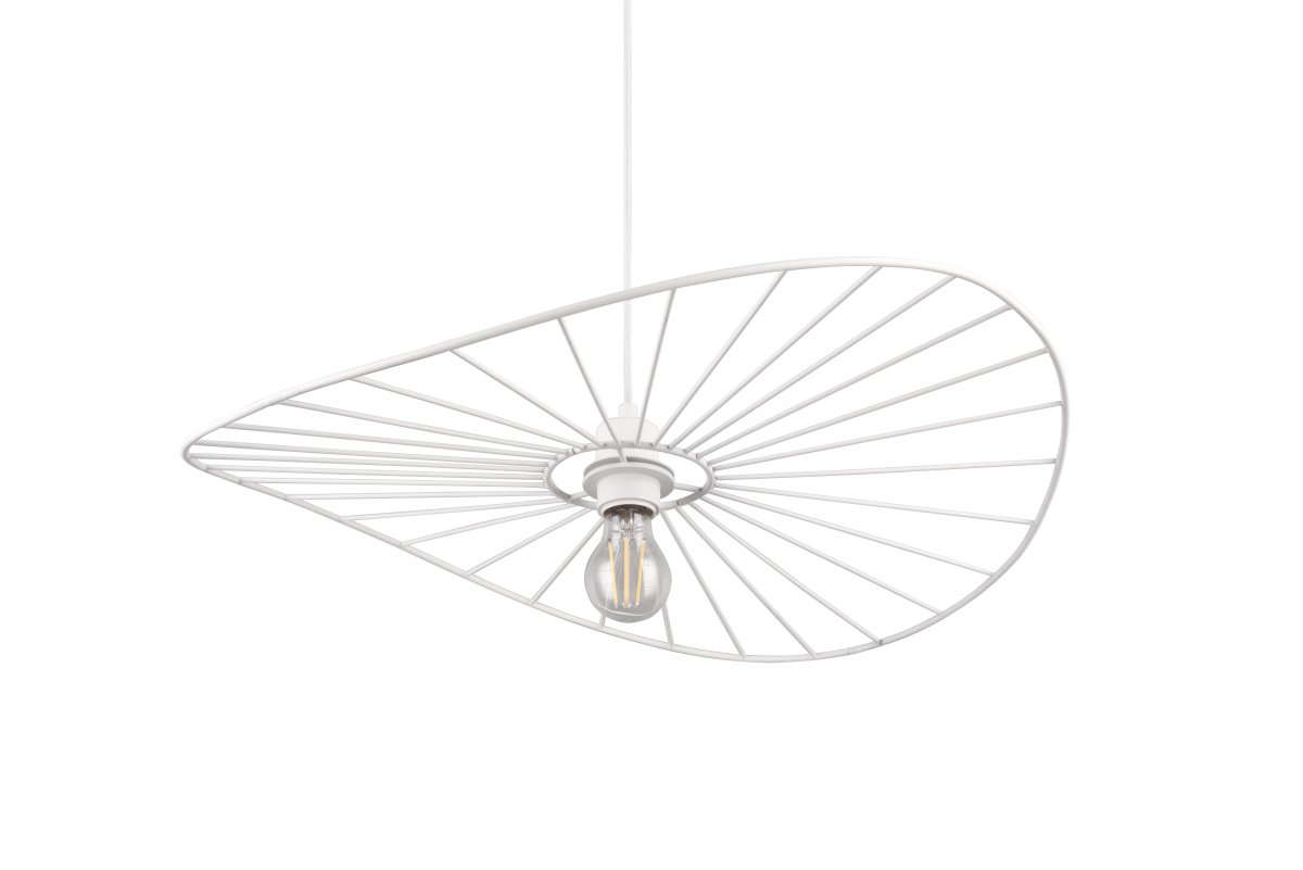 Chapeau Ø60 Blanc suspension De Trio Lighting - Chapeau donne à votre maison une mise à niveau à la fois visuelle et fonctionnelle.