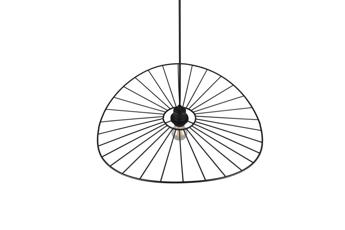 Chapeau Ø60 Noir suspension De Trio Lighting - Chapeau donne à votre maison une mise à niveau à la fois visuelle et fonctionnelle.