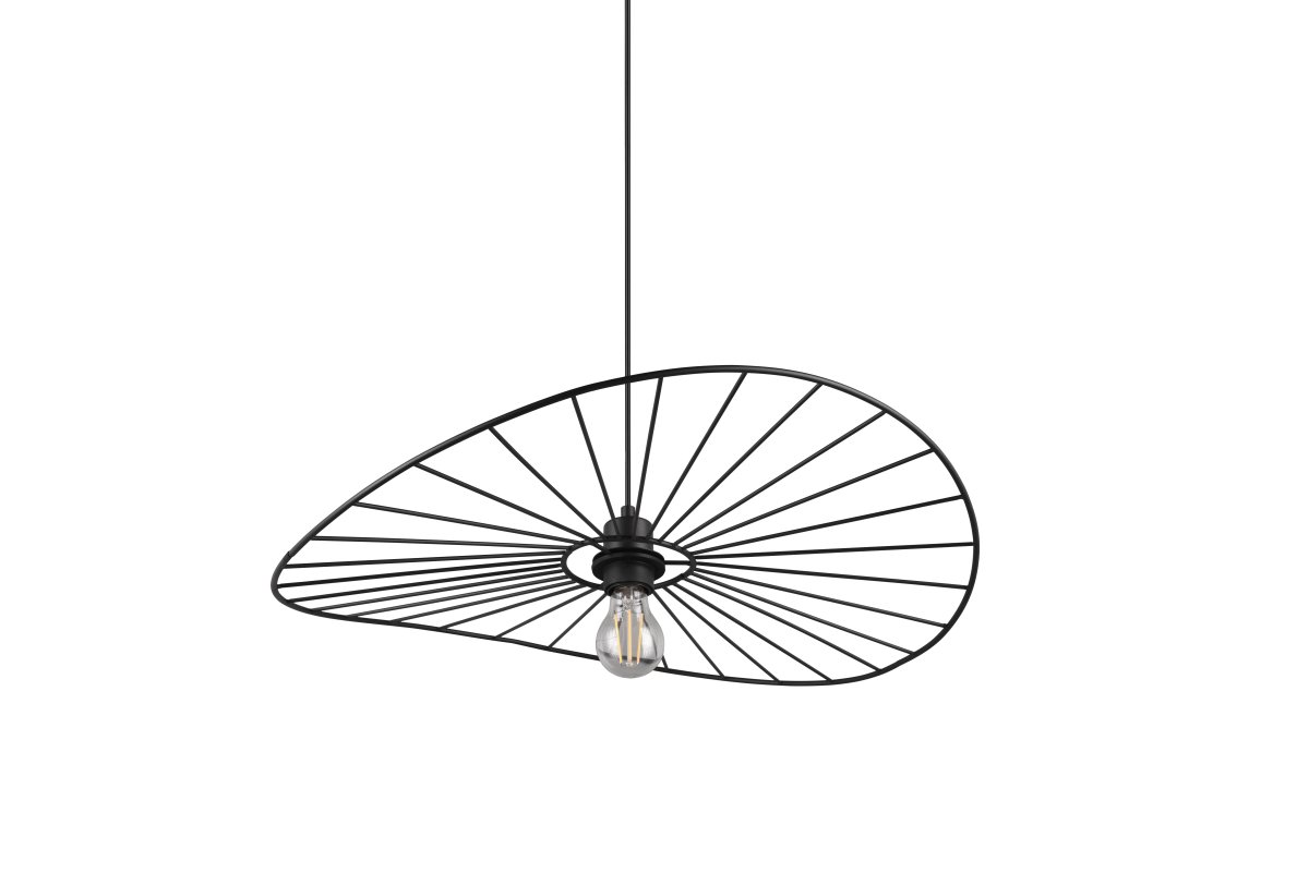 Chapeau Ø60 Noir suspension De Trio Lighting - Chapeau donne à votre maison une mise à niveau à la fois visuelle et fonctionnelle.