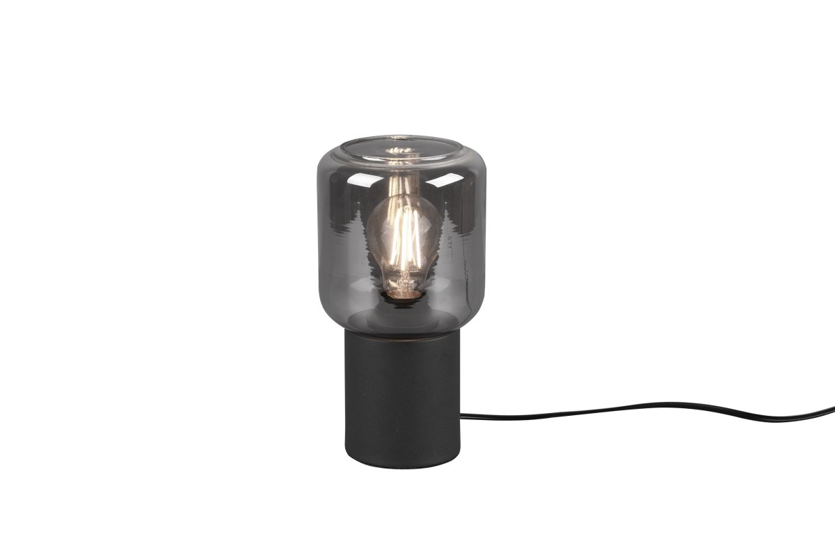 Nico 24cm Noir lampe de table De Trio Lighting - 