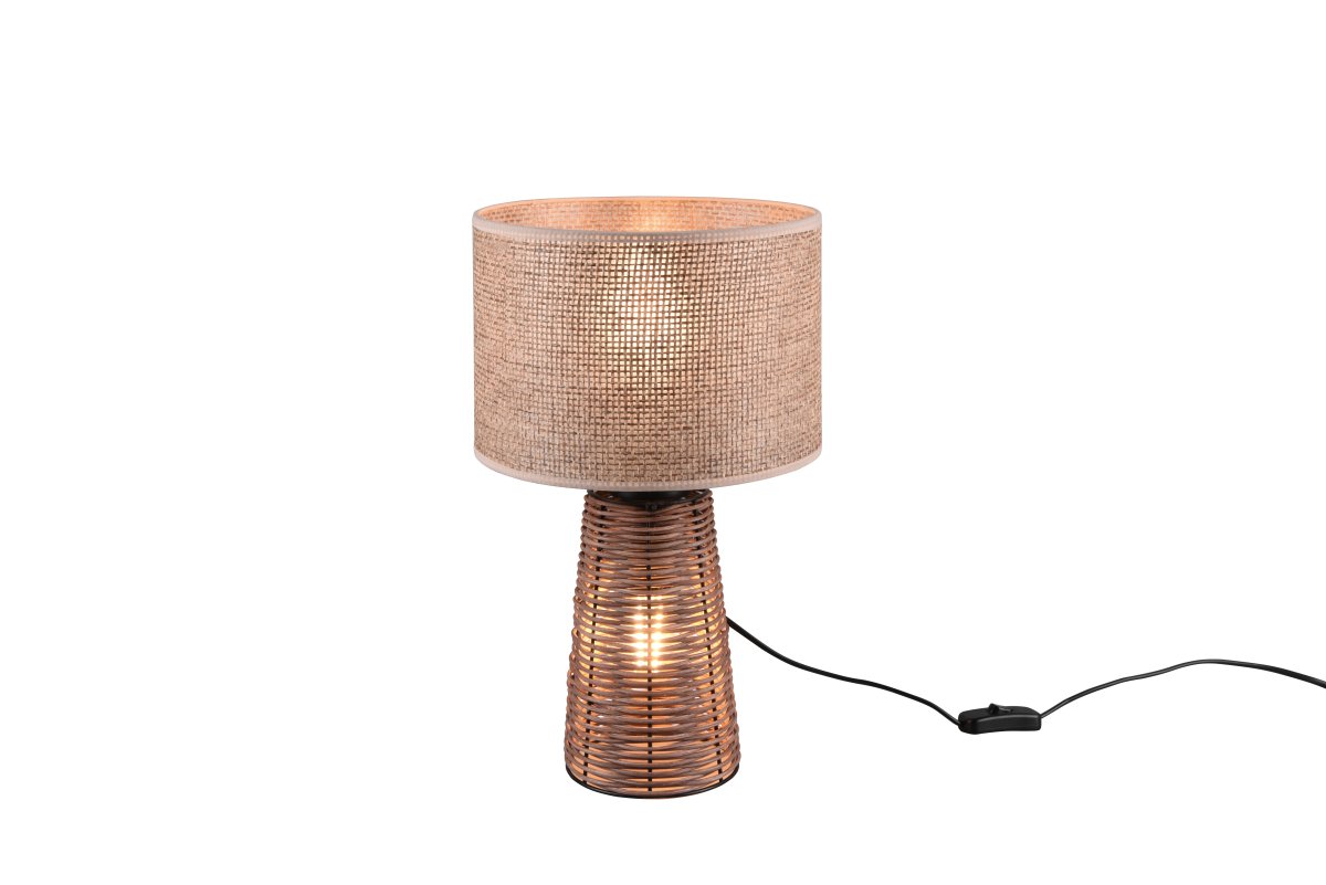 Straw 40cm Nature lampe de table De Trio Lighting - 