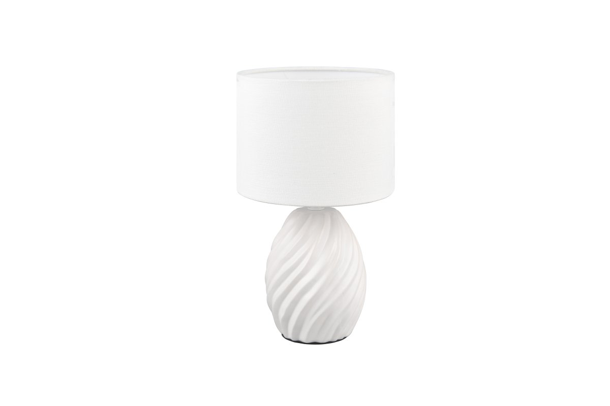 Melva 30cm Blanc lampe de table De Trio Lighting - Am&eacute;liorez votre int&eacute;rieur avec la lampe de table Melva &ndash; une combinaison parfaite de style et de fonctionnalit&eacute;.