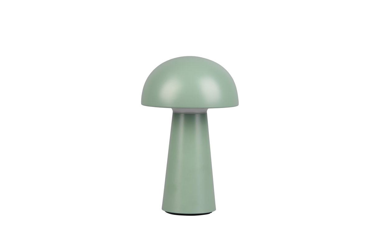Lennon 22cm Vert portable De Trio Lighting - La lampe de table Lennon allie un design &eacute;l&eacute;gant &agrave; une fonction pratique et est parfaite pour une utilisation int&eacute;rieure et ext&eacute;rieure.