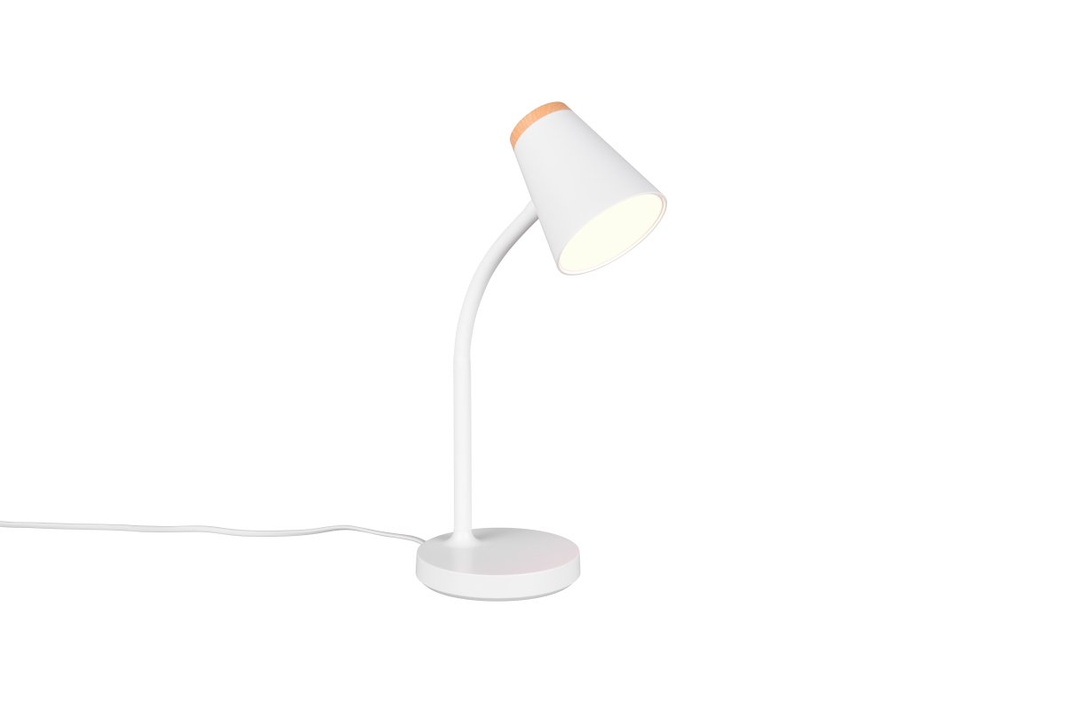 Pongo 36cm Blanc lampe de bureau De Trio Lighting - 