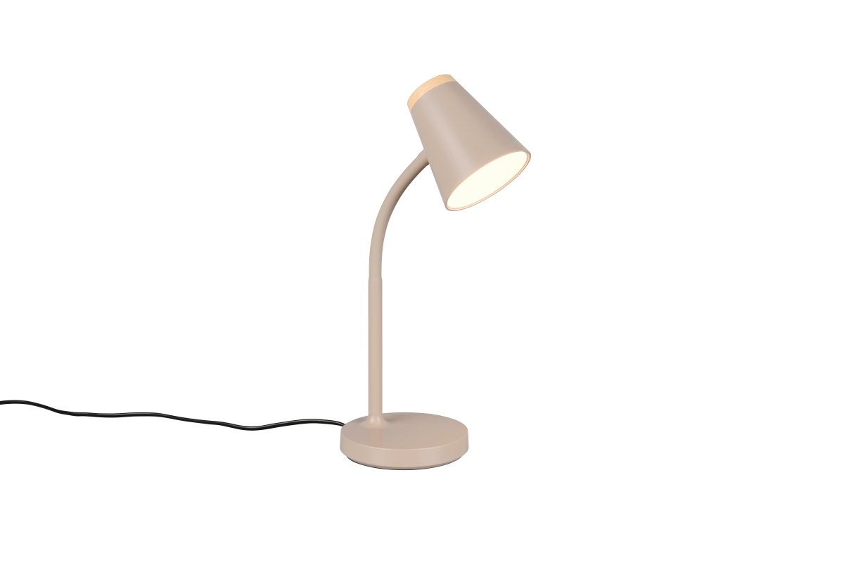 Pongo 36cm Beige lampe de bureau De Trio Lighting - 
