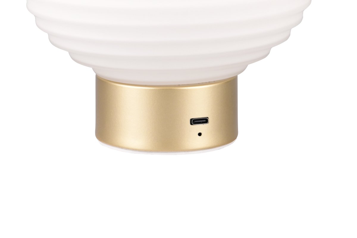 Earl 14cm Blanc portable De Trio Lighting - 