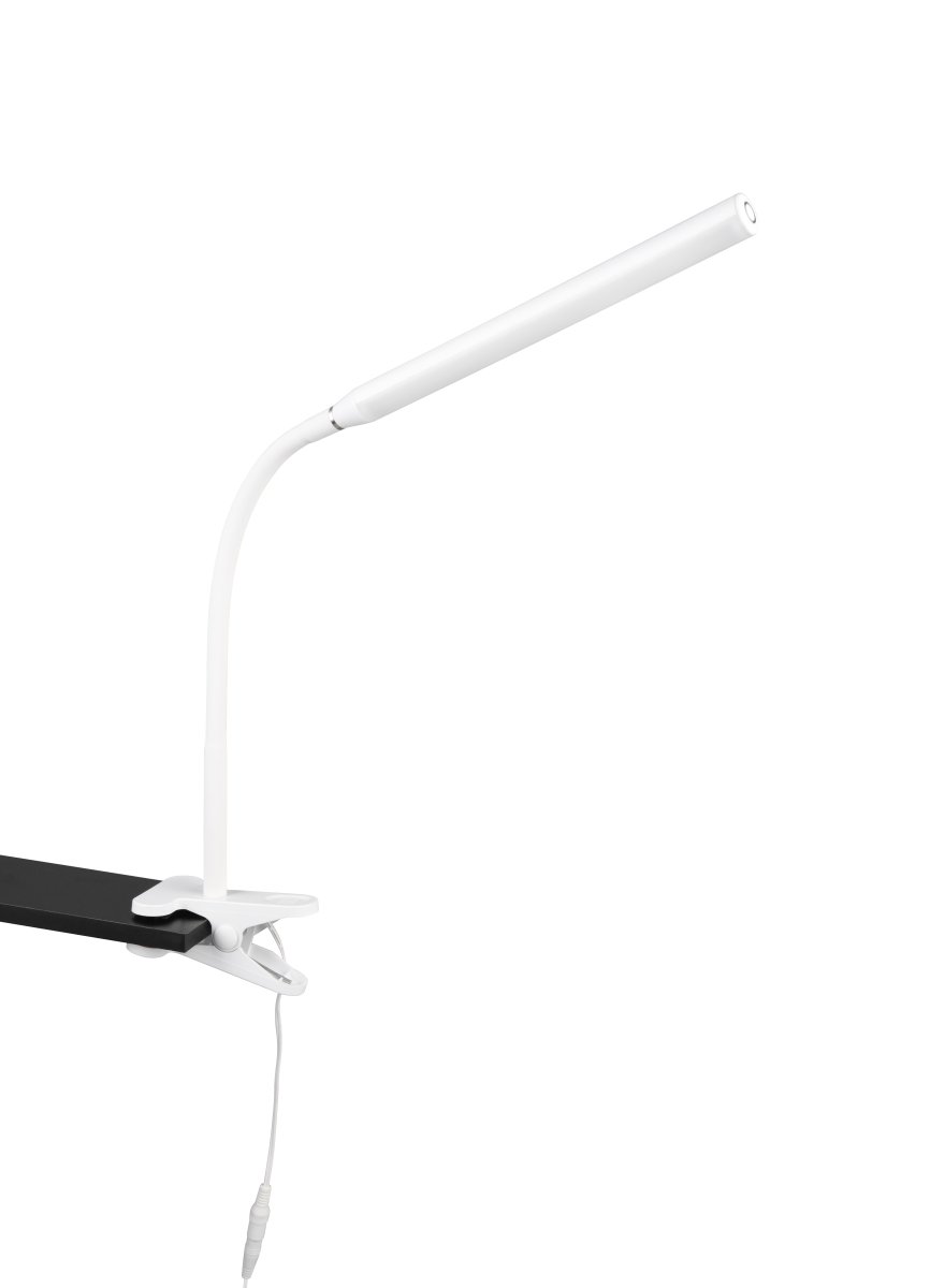 Nevada Blanc lampe à pince De Trio Lighting - Le variateur intégré permet de régler individuellement la luminosité, tandis que la couleur de lumière réglable crée l'atmosphère adéquate.