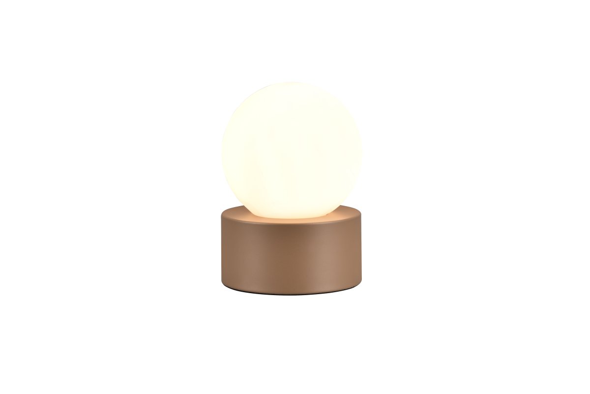 Countess 17cm Brun lampe de table De Trio Lighting - La lampe de table Countess séduit par son design simple et classique.