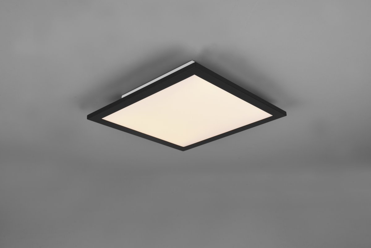 Alpha 30cm Noir plafonnier De Trio Lighting - 
