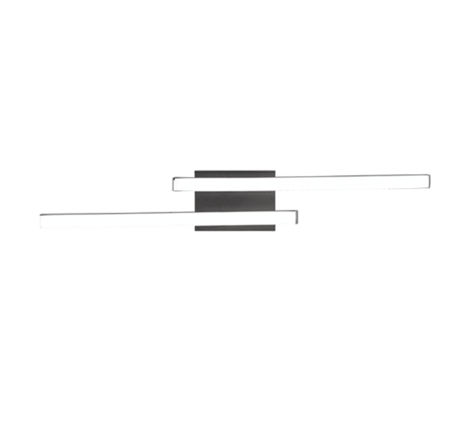 Route 56cm Noir plafonnier De Trio Lighting - 