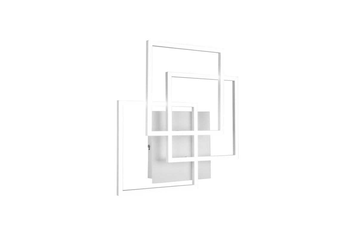 Mobile 42cm Blanc plafonnier De Trio Lighting - Le design minimaliste en blanc mat fait de cette lampe un élément de design d'intérieur polyvalent qui s'intègre dans de nombreux styles différents tout en offrant une élégance et une fonctionnalité modernes.