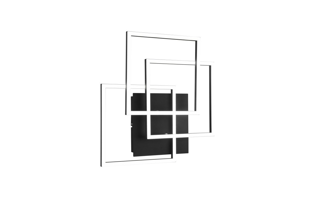 Mobile 42cm Noir plafonnier De Trio Lighting - Le design minimaliste en noir mat fait de cette lampe un élément de design d'intérieur polyvalent qui s'intègre dans de nombreux styles différents tout en offrant une élégance et une fonctionnalité modernes.