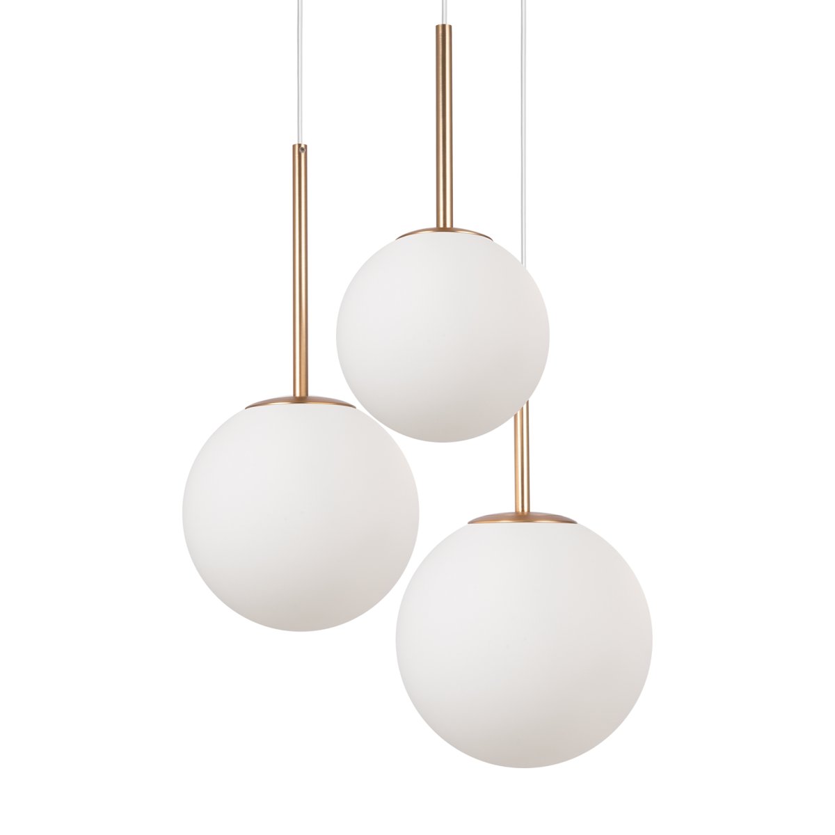 Basic form Ø40 Or suspension De Maytoni - La conception suspendue de la lampe fournit une lumière douce et uniforme qui améliore l'atmosphère et crée une ambiance agréable.
