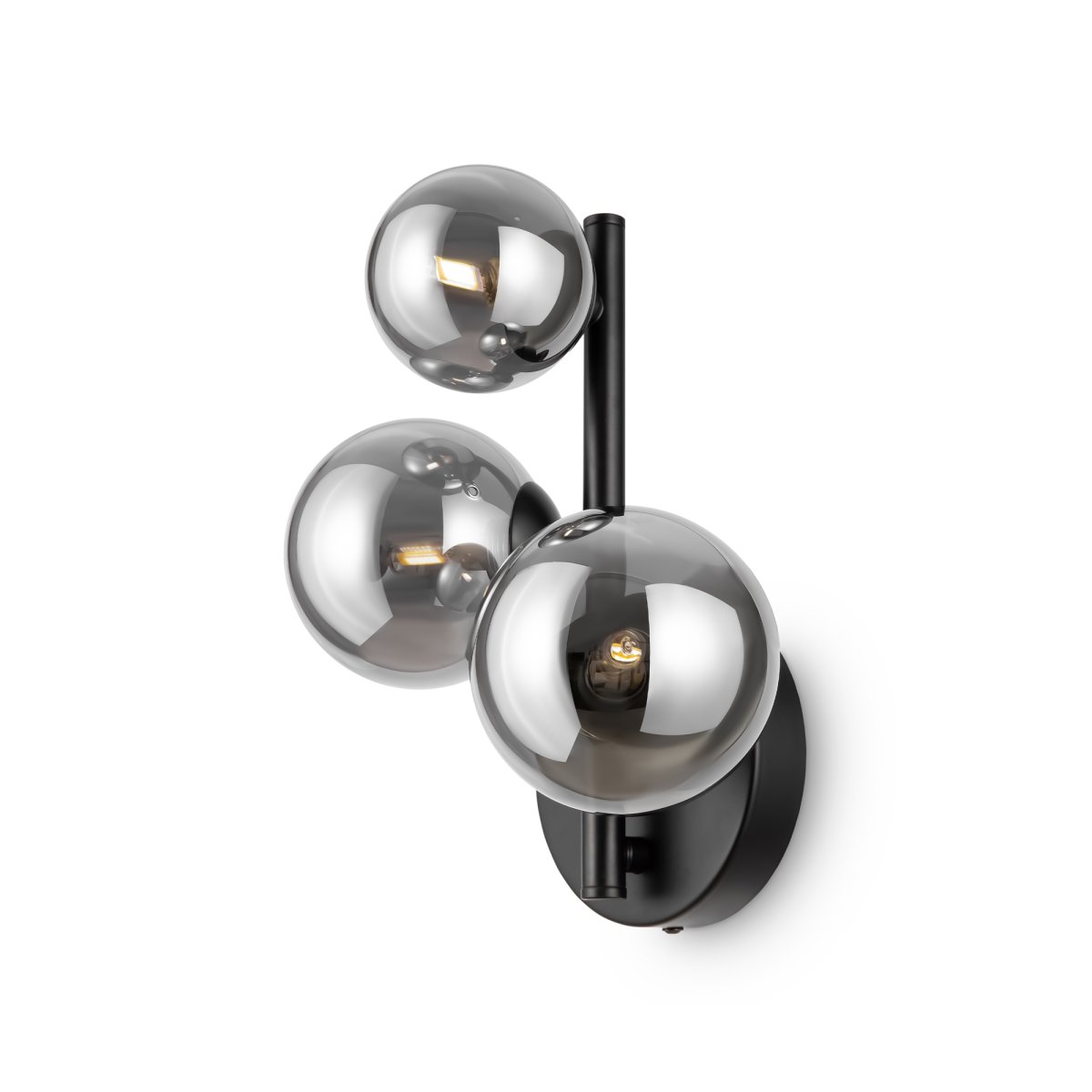 Dallas 25cm Noir applique murale De Maytoni - Créez une atmosphère élégante et chaleureuse avec Dallas, un luminaire qui illuminera votre intérieur avec classe et finesse.