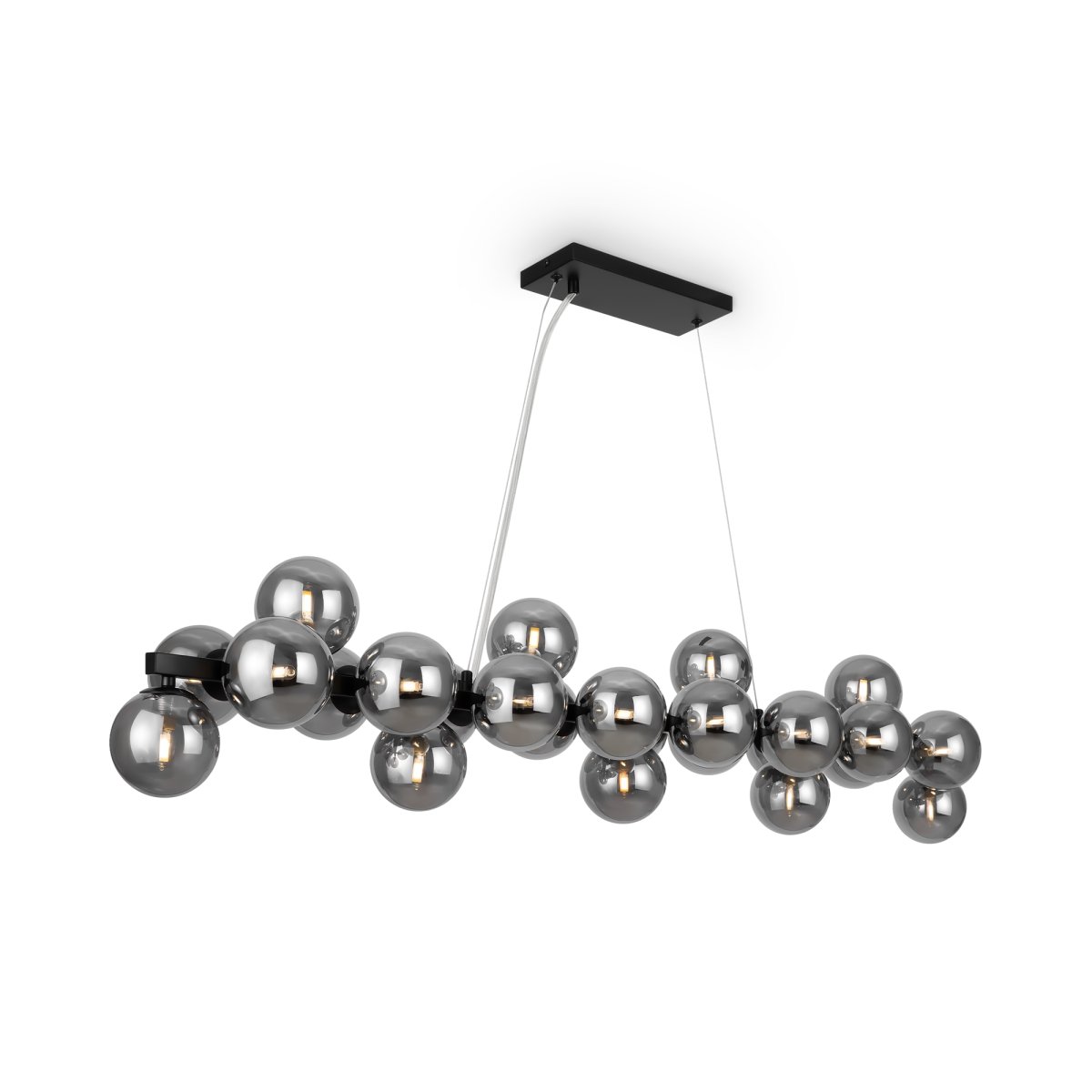 Dallas 123cm Noir suspension De Maytoni - 